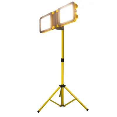 DOTLUX Stativ 3026-160120 für LED-Akkustrahler WORKER | höhenverstellbar 1600mm | Breite 890mm | Metall