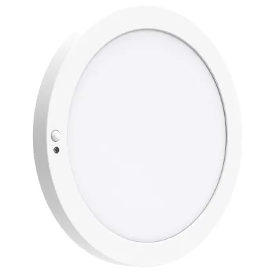 DOTLUX LED-Deckeneinbauleuchte 18W | Downlight | PIR-Sensor | COLORselect 3000K/4000K/5700K | IP44 | Ø60-180mm
