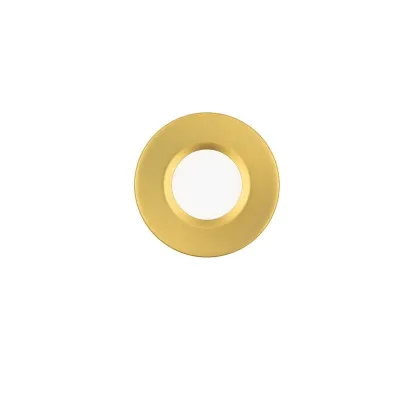 DOTLUX Zierring Dekorelement 5993 für MULTISCREW | rund | Edelstahl gebürstet | Ø 80 mm | gold