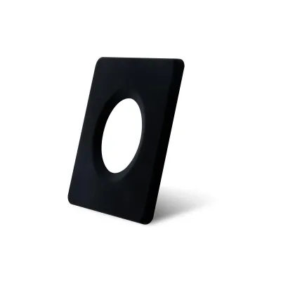 DOTLUX Zierring für MULTISCREW | 5253 | Dekorelement eckig | Aluminium | schwarz matt | L 80 mm