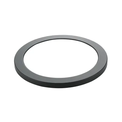 DOTLUX Zierring 4449-2 für UNISIZEplus 18W | Dekorring | Stahl pulverbeschichtet | Ø 219mm x 16mm | schwarz matt