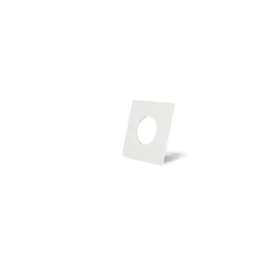 DOTLUX Zierring eckig 3435 Dekorelement Zubehör | 84x84 mm | Stahl | für MULTI/MULTIsun | chrom