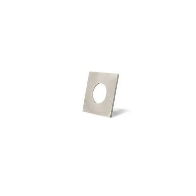DOTLUX Zierring 3432 | Dekorelement für MULTI/MULTIsun | eckig | nickel satiniert | 84x84 mm | Stahl