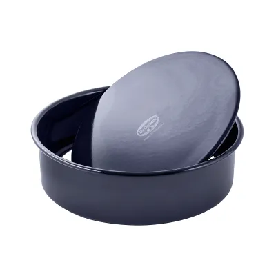 Dr. Oetker Springform 28 cm | schnittfester Emaille-Boden | Antihaft | spülmaschinenfest | schwarz
