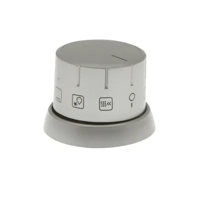 Drehgriff-Vorwahl Inox Bosch 00619215 für Herd