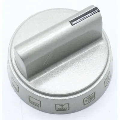Drehknopf-Blende für Ofen Amica 9070438 Silber, Frontblende