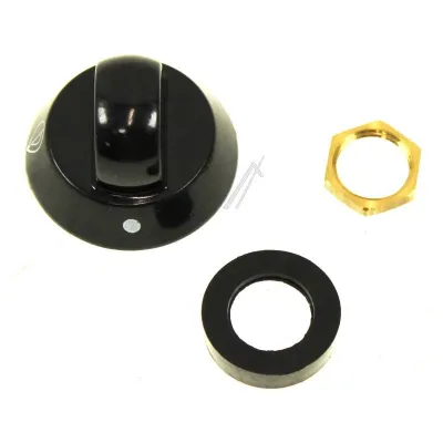 Drehknopf schwarz für Dometic Ofen 105310307 Gasdrehknopf