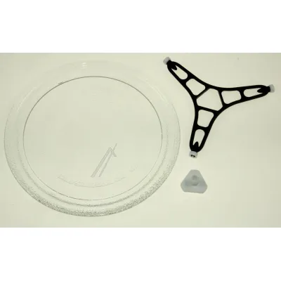 Drehteller-Kit für Smeg Mikrowelle 698414212 Drehteller, Drehkreuz