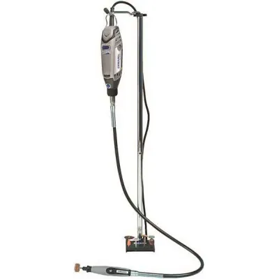 Dremel Werkzeugständer 2222 | für Multifunktionswerkzeug mit biegsamer Welle | höhenverstellbar | Metall