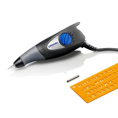 Dremel Gravierer 290-1 F0130290JM | Kompaktwerkzeug 35W | Gravur für Metall, Glas, Holz, Kunststoff | inkl. Schablonen