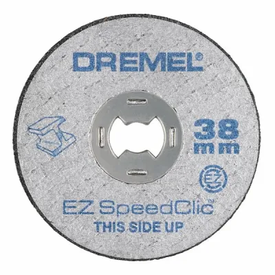 Dremel Metall-Trennscheibe SC456 | EZ SpeedClic | 38 mm | Glasfaserverstärkt | 5 Stück | für Metall