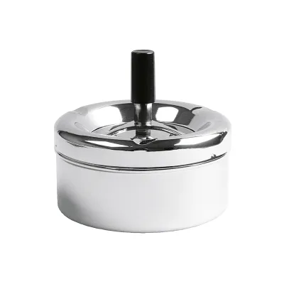 Druckaschenbecher Chrom ø11