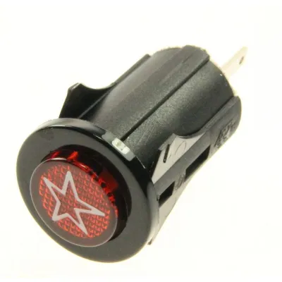 Drucktaste schwarz für Herd Whirlpool 482000026208 Zündsystem