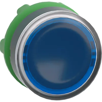Schneider Electric Leuchtdrucktaster ZB5AW363 | LED | flach rund | Ø 22mm | blau | Kunststoff | IP66 | Harmony XB5