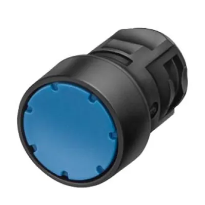 Siemens Drucktaster 3SB2000-0AE01 | 16mm rund | Kunststoff | grün | Frontmontage | IP65 | tastend | schwarz