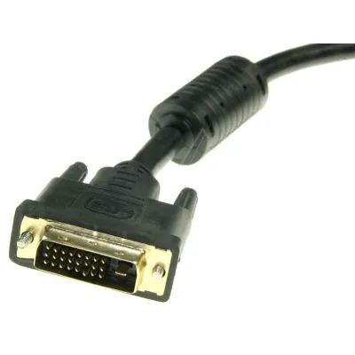 DVI-Kabel 2,0m für TV & Telefonie Com [Hersteller-Artikelnummer] Dual-Link, 24+1