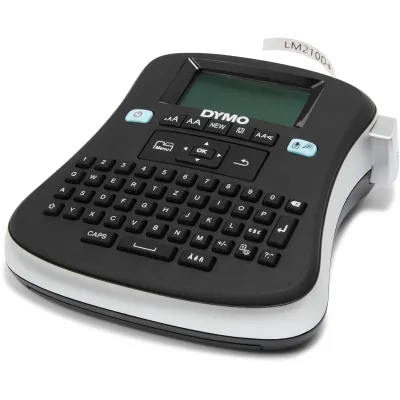 DYMO LabelManager 210D Beschriftungsgerät S0784470 | Etikettendrucker QWERTZ | Thermodruck | 6-12mm D1-Bänder