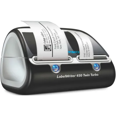 DYMO LabelWriter 450 Twin Turbo Etikettendrucker | Thermodruck | 2 Rollen | 71 Etiketten/Min | USB | 300 dpi