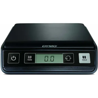 DYMO Briefwaage M2 S0928990 | Digitale Tischwaage bis 2 kg | USB-Anschluss | Tara- & Haltefunktion | schwarz