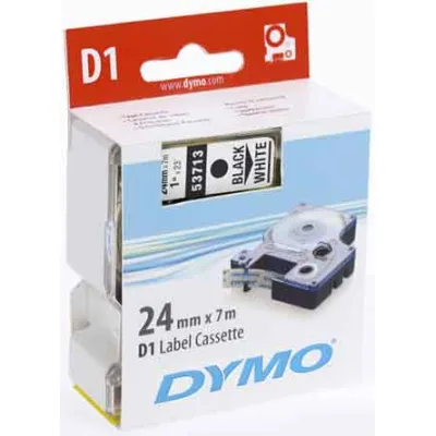 Dymo Schriftband 24mm/7m sw/ws 53713