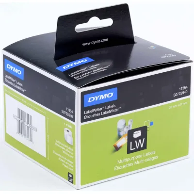 DYMO Vielzweck-Etiketten S0722540 11354 | LabelWriter Thermodirekt | 57x32 mm | selbstklebend | weiß | 1000 Stück