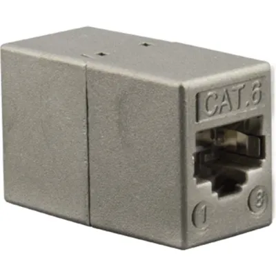 E+P Elektrik CAT.6 Verbinder CC 197 M | RJ45 Kupplung | 8/8 Buchse | vollgeschirmt | vergoldete Kontakte