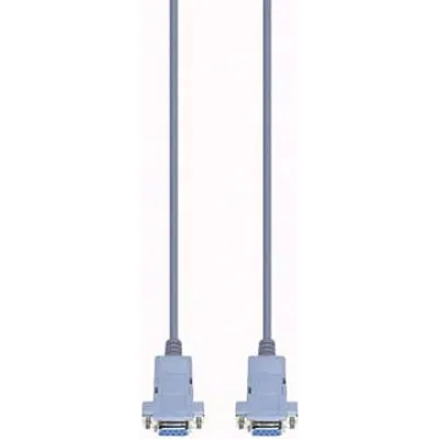 E+P Elektrik Nullmodemkabel CC 558/3 | 3m | Seriell D-Sub 9-polig zu 9-polig | Verbindungskabel PC Laptop