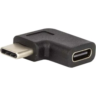 E+P USB-C Winkeladapter CC377 | 270° Stecker auf Kupplung | 5 Gbit/s | Kompaktadapter | Modell 6243246