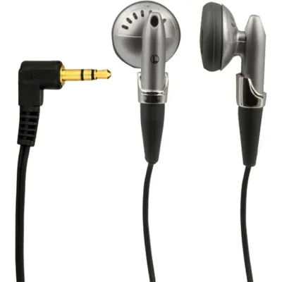 E+P Elektrik In-Ear-Kopfhörer CD 820 | Stereo Ohrhörer kabelgebunden | 3,5mm Klinke | Schwarz