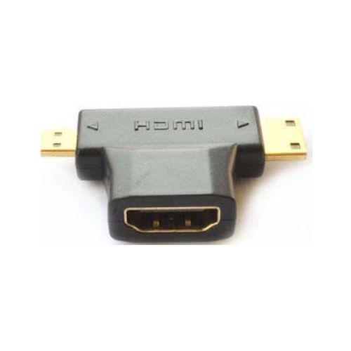 Bild: E+P HDMI 87 HDMI-Adapter HDMI-Kupplung + Mini/Micro-HDMI-Stecker