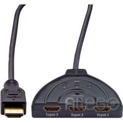 e+p HDMI-Automatikumschalter 0,5m,3auf1,sw HDMS31
