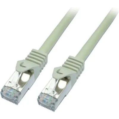 E+P Elektrik Patchkabel CC242/15 | Cat.7 Ethernetkabel 15m S/FTP | RJ45 | 10 Gbit/s | grau