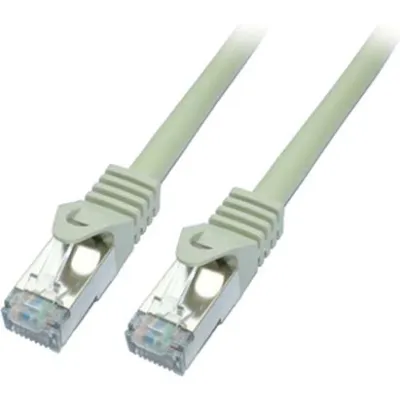 E+P Elektrik Patchkabel CC242/15 | Cat.7 Ethernetkabel 15m S/FTP | RJ45 | 10 Gbit/s | grau