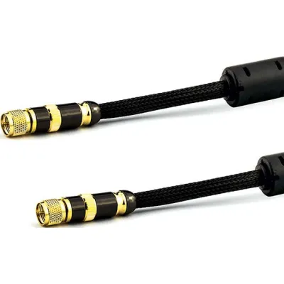 E+P SAT-Anschlusskabel 1,5m sw >95dB BF15