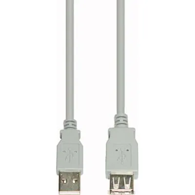E+P Elektrik USB 2.0 Verlängerungskabel CC 518/5 | 5 m | USB-A Stecker auf USB-A Buchse | PC-Kabel | Schwarz