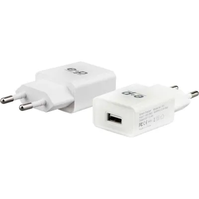 e+p USB-Ladegerät 1-fach,2.400mA AC101 ws