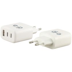 E+P USB-Schnell-Ladegerät 3 Ports,GaN AC213 ws