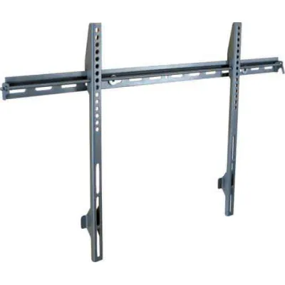 E+P Elektrik Wandhalterung WH 32 | TV Wandhalter für 37-65 Zoll | VESA max. 800x400 | bis 70kg | extra flach | Schwarz