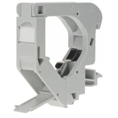 EasyLan Hutschienen-Modulgehäuse CKVHECOMOD | 1 TE | für preLink/fixLink Module | Kunststoff | Erdungsanschluss | grau