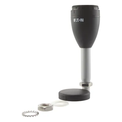 EATON Basismodul SL7-CB-T-100 | 171452 | Signalsäulen Basis | 100mm Alurohr | schwarze Ausführung | horizontale Montage