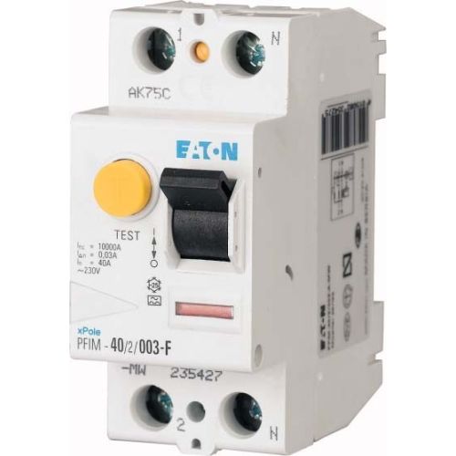 Bild: EATO FI-Schutzschalter PFIM-40/2/003-G/F 40A 2polig 30mA