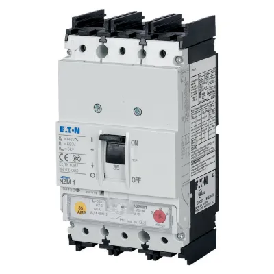 EATON Leistungsschalter NZMB1-AF110-NA 281557 | 3-polig | 110A | 25kA | Festeinbau | Rahmenklemme | IP20 | IEC/UL/CSA
