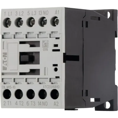 EATON Leistungsschütz DILM15-10(24V50HZ) | 7,5 kW | 3-polig | 24V AC | AC-3 15,5A | 1 Schließer | Schraubanschluss