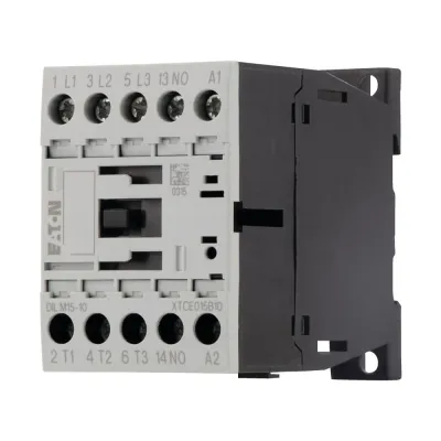 Eaton Leistungsschütz DILM15-10 | 290054 | 3-polig + 1 Schließer | 7,5kW 400V AC3 | 15,5A | 42V/48V | Schraubanschluss