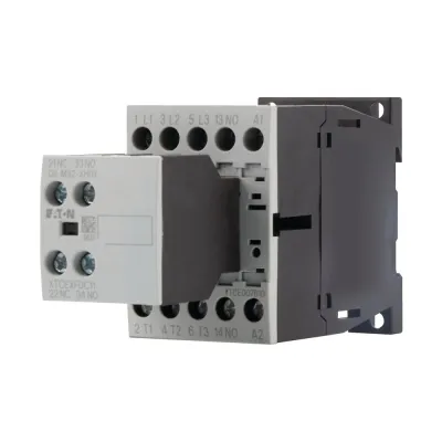 EATON Leistungsschütz DILM7-21 (24VDC) | 3-polig | 3kW | 400V AC3 | 2 Schließer | 1 Öffner | Schraubanschluss