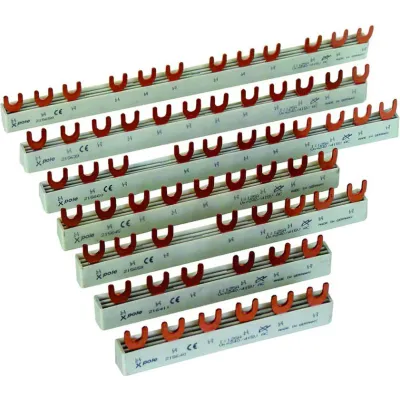 EATON Phasenschiene EVG-16/3PHAS/N/8MODUL/LS 291478 | 3-phasig | 231,4mm | 16mm² | 80A | Gabel | 8TE | isoliert