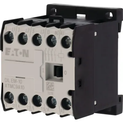EATON Leistungsschütz DILEM-10(240V50HZ) | 4kW | 3-polig | 9A AC-3 | 1 Hilfskontakt | Schraubanschluss | 240V AC | IP20