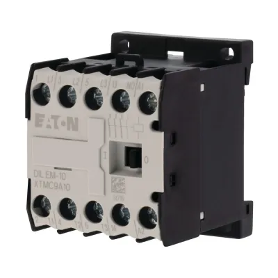 EATON Leistungsschütz DILEM-10(240V50HZ) | 4kW | 3-polig | 9A AC-3 | 1 Hilfskontakt | Schraubanschluss | 240V AC | IP20