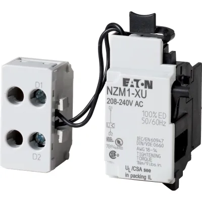Eaton Unterspannungsauslöser NZM1-XU380-440AC | 380-440V AC 50Hz | Schraubanschluss | für NZM1 Leistungsschalter