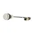 Bild: EATON Drucktaster C22-D-W-K10-P1 185677 | flach tastend | 22,5mm | 1 Schließer | M12A 4-polig | IP67 IP69K | weiß
